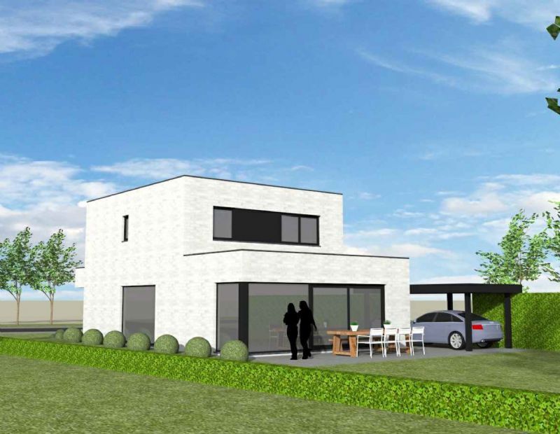 Nieuw te bouwen alleenstaande woning met vrije keuze van architectuur te Sint_Lievens_Houtem. foto 3