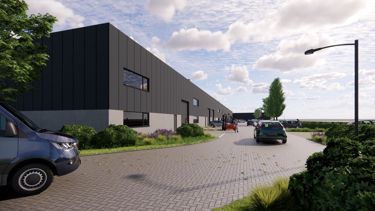 Nieuwbouw KMO-unit van 508 m² en 4 parkeerplaatsen op een strategische ligging in de Gentse haven foto 1