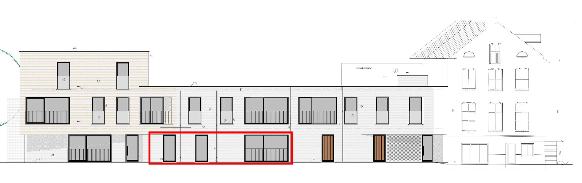 Gelijkvloers appartement (B0.1)  van 100,13m² met 2 slaapkamers en terras foto 2