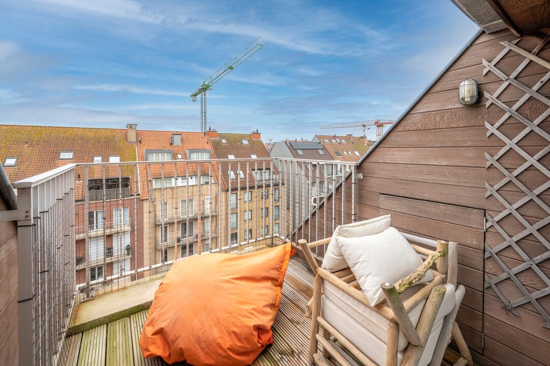 Zeer gezellige duplex met mooie terrassen, op de Lippenslaan met open haard!  foto 15