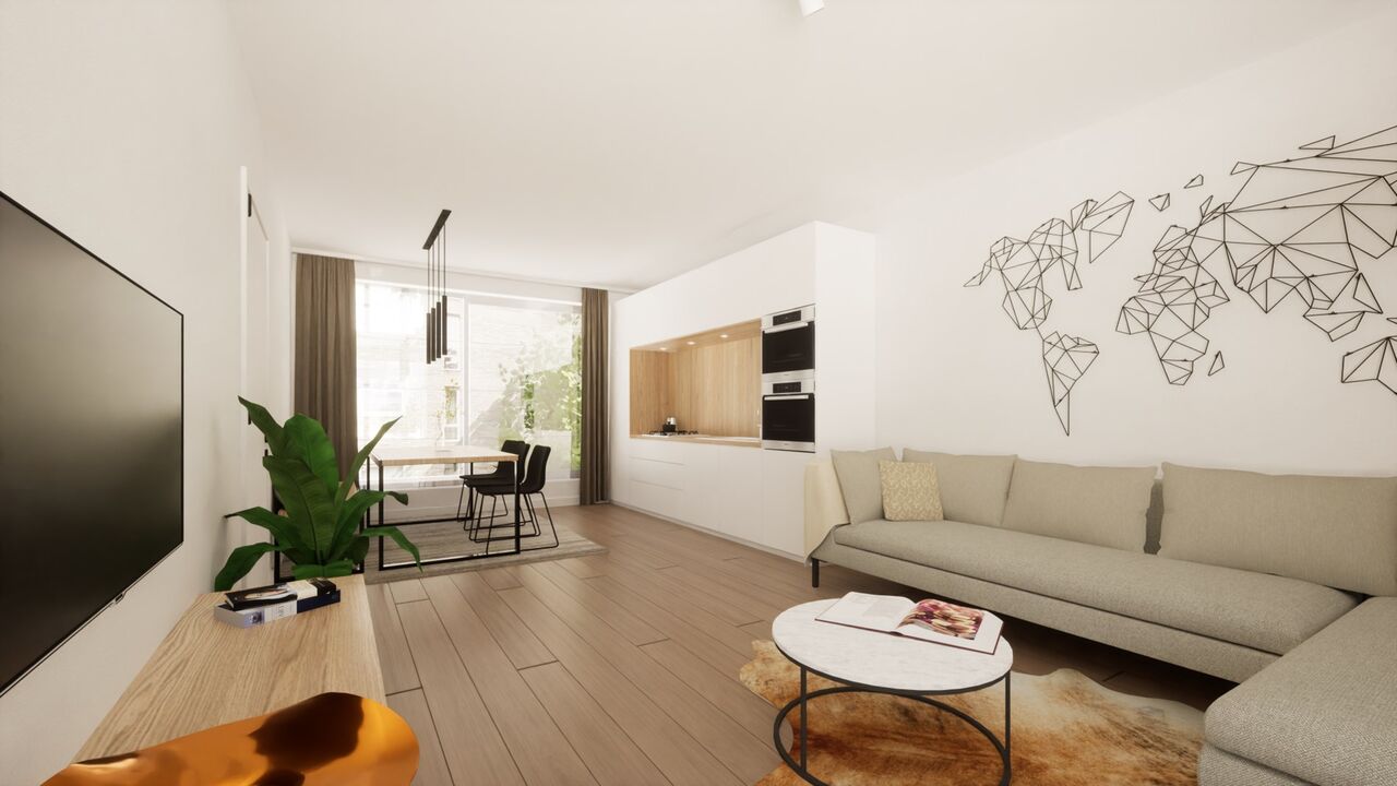 Modern appartement met terras en 1 slaapkamer in Mortsel  foto 2
