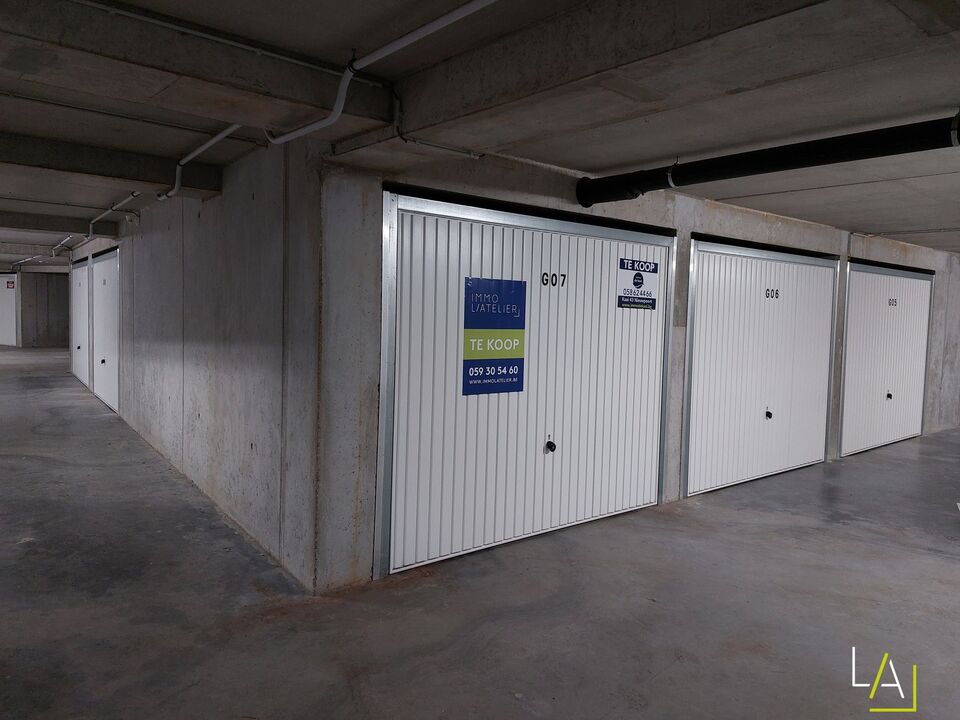 Ondergrondse garage in de residentie Waterfront te Nieuwpoort. foto 2