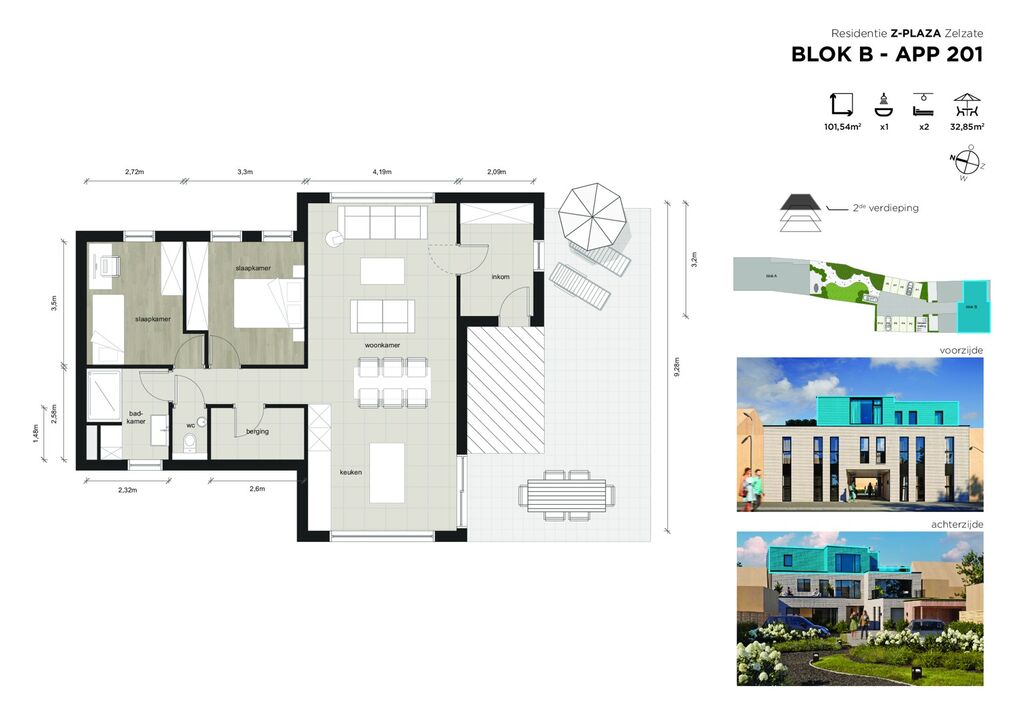 4 knappe nieuwbouwappartementen en 1 penthouse in gloednieuwe Residentie Z-Plaza II foto 11