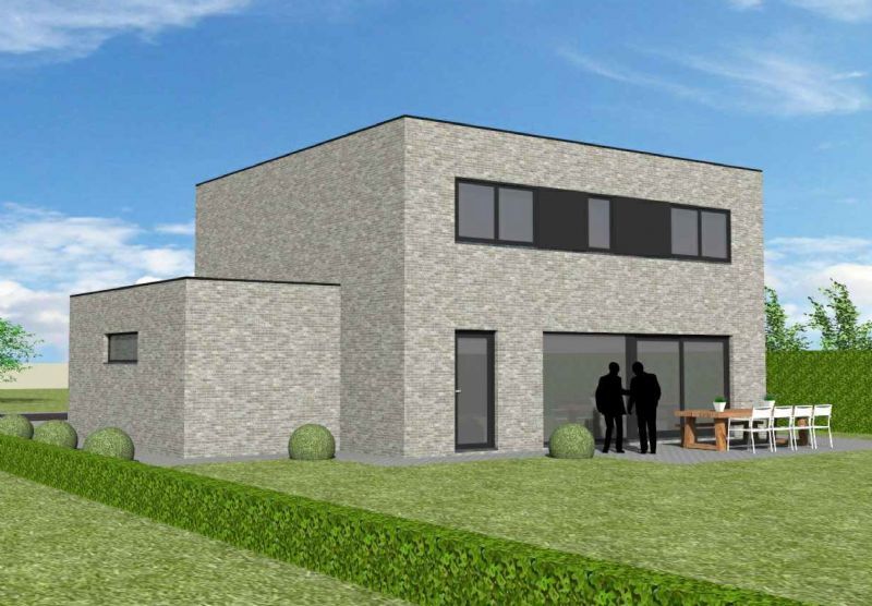 Nieuw te bouwen alleenstaande woning met vrije keuze van architectuur te Wielsbeke. foto 3
