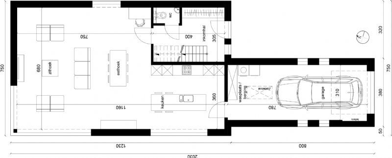 Nieuw te bouwen alleenstaande woning met vrije keuze van architectuur te Maldegem. foto 3