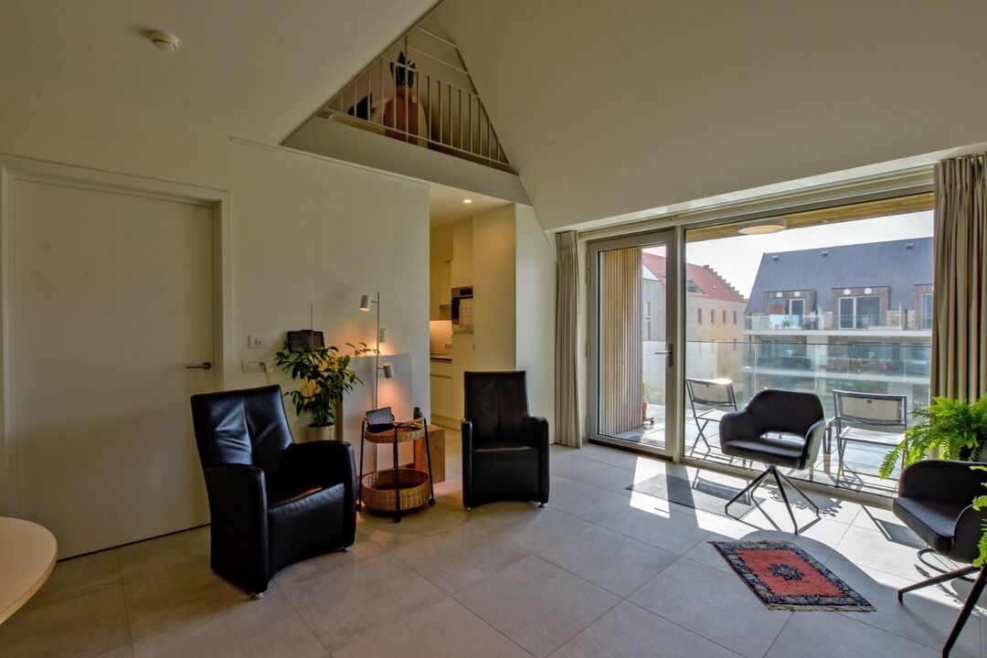 Luxueuze assistentieflat (89m² + 5m² terras) met 2 slaapkamers te Nieuwpoort.  foto 6