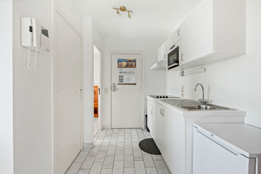 Lichtrijk appartement met 1 slaapkamer met zijdelings zeezicht foto 7
