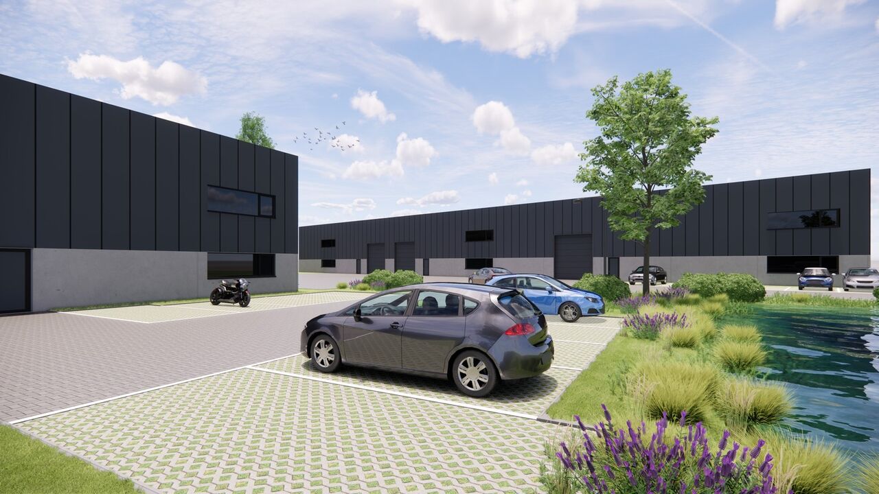 Nieuwbouw KMO-unit van 508 m² en 5 parkeerplaatsen op een strategische ligging in de Gentse haven foto 1