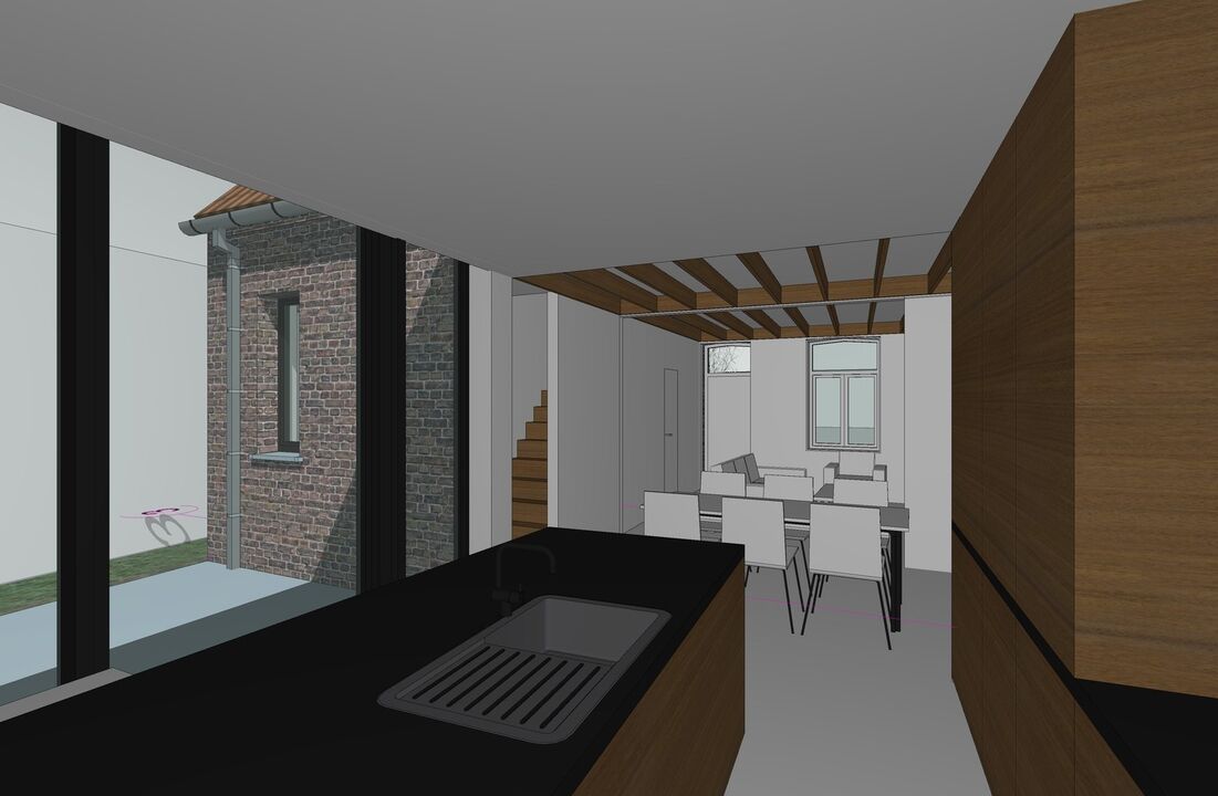Gerenoveerde halfopen bebouwing met lichtrijke keuken en 3 slaapkamers foto 6