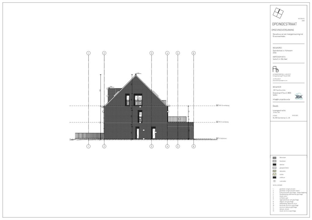 Residentie Van Bellis: Nieuwbouw Benedenwoning met tuin in Kortessem, 3 slaapkamers, Energielabel A, 127 m², bouwjaar 2024, zuidelijke tuinoriëntatie, 1 parkeer foto 14