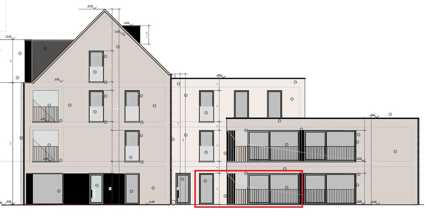 Gelijkvloers appartement (0.2)  van 92,64m² met 2 slaapkamers en twee terrassen foto 8