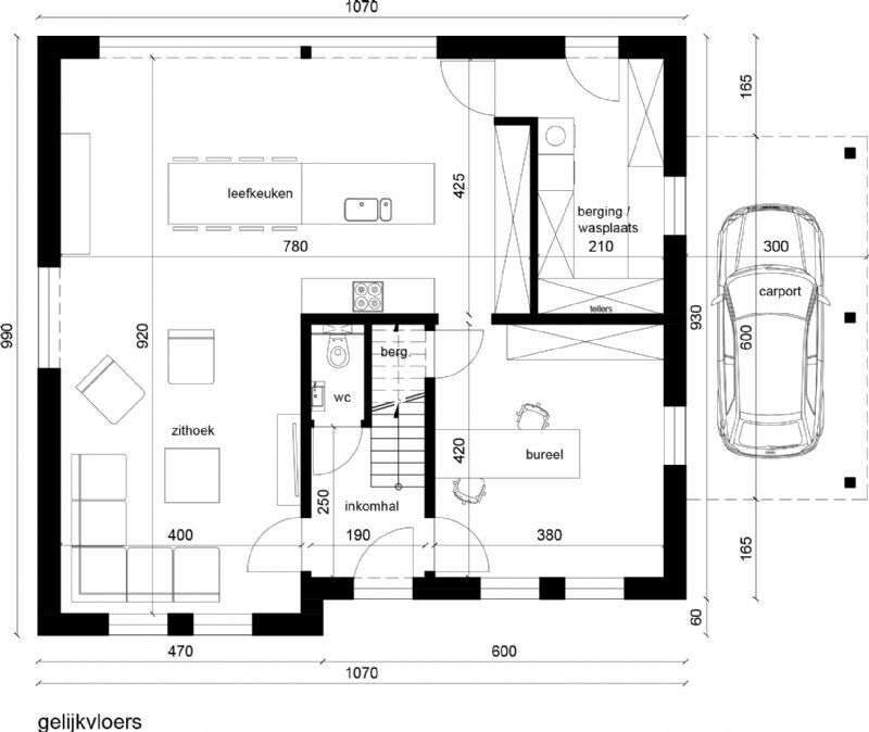 Nieuw te bouwen alleenstaande woning met vrije keuze van architectuur te Ronse. foto 3