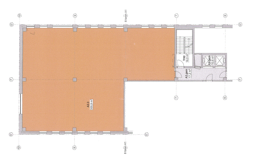 Kantoor 355,9 m² op toplocatie te Roeselare met parkeerplaatsen.   foto 7