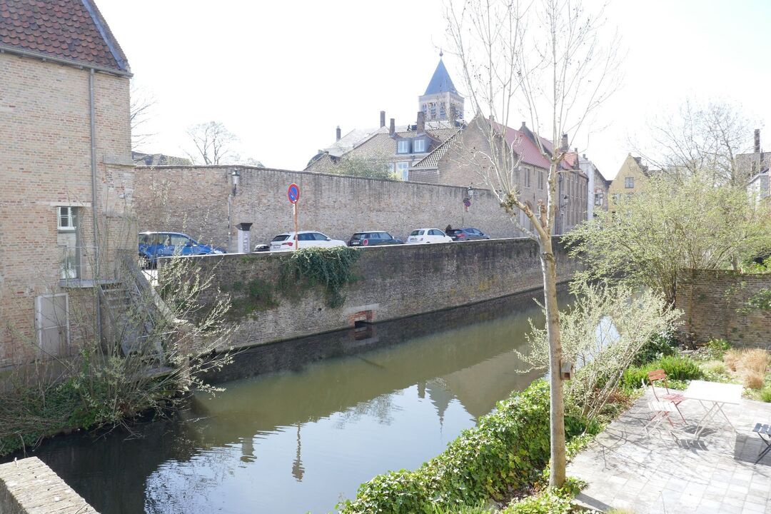 Grondig en duurzaam vernieuwde woning met zonneterras en zicht op de Reien in Brugge centrum! foto 2