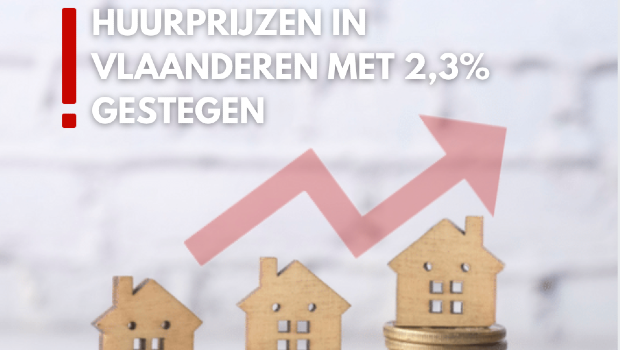 CIB-Huurbarometer: ”Huurprijzen in Vlaanderen met 2,3% gestegen; coronacrisis heeft hausse in Brussel afgestopt”