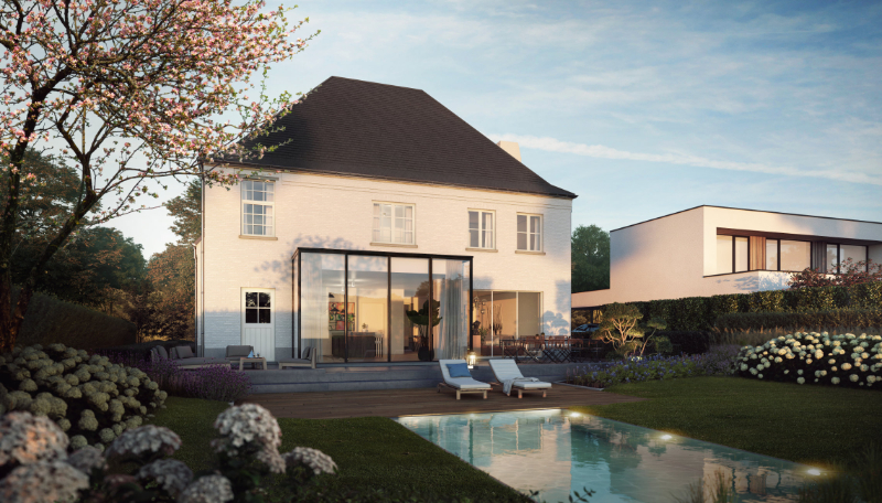 Bouwgrond voor nieuw te bouwen villa in Landegem foto 12