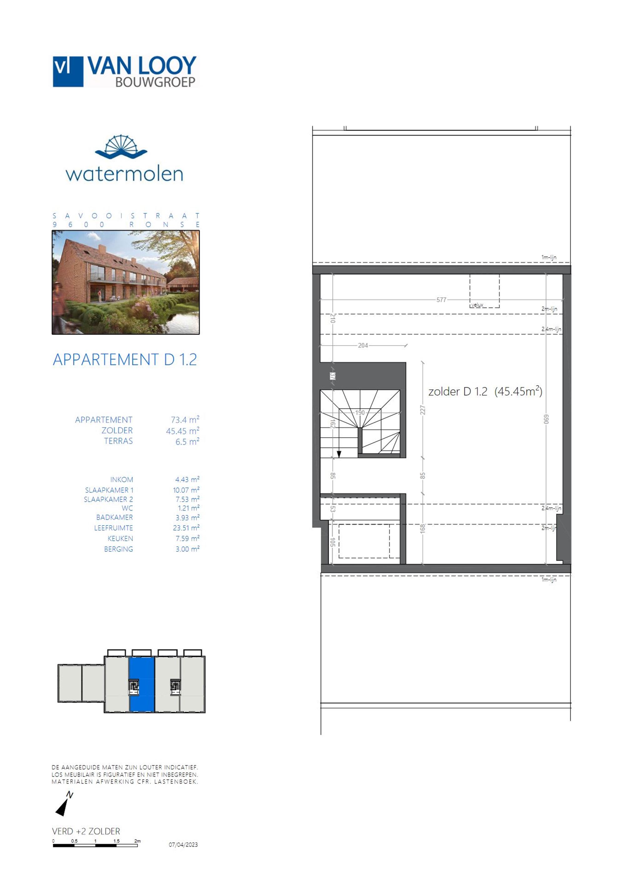 Appartement 2 Ka met terras en parking | Info: 0475703619 foto 5