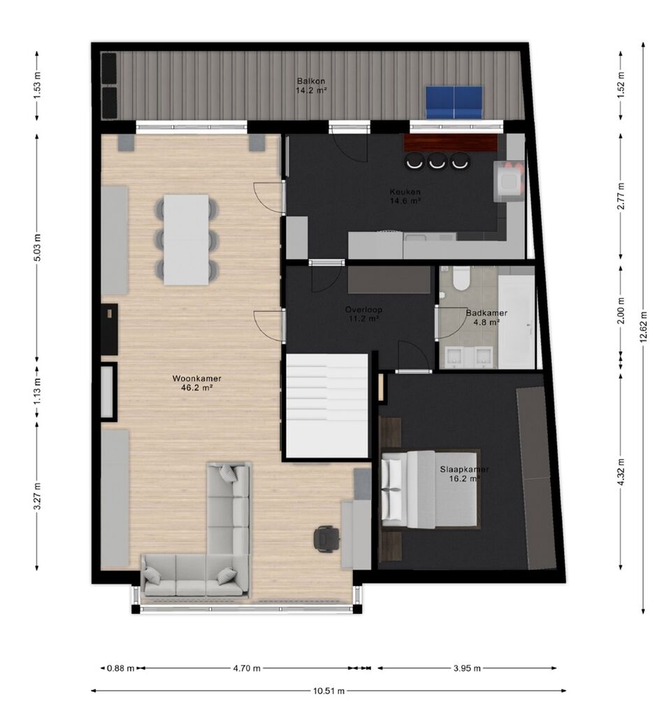 Uitstekend gelegen gezinswoning (type bel-étage) met polyvalente ruimte op het gelijkvloers foto 28