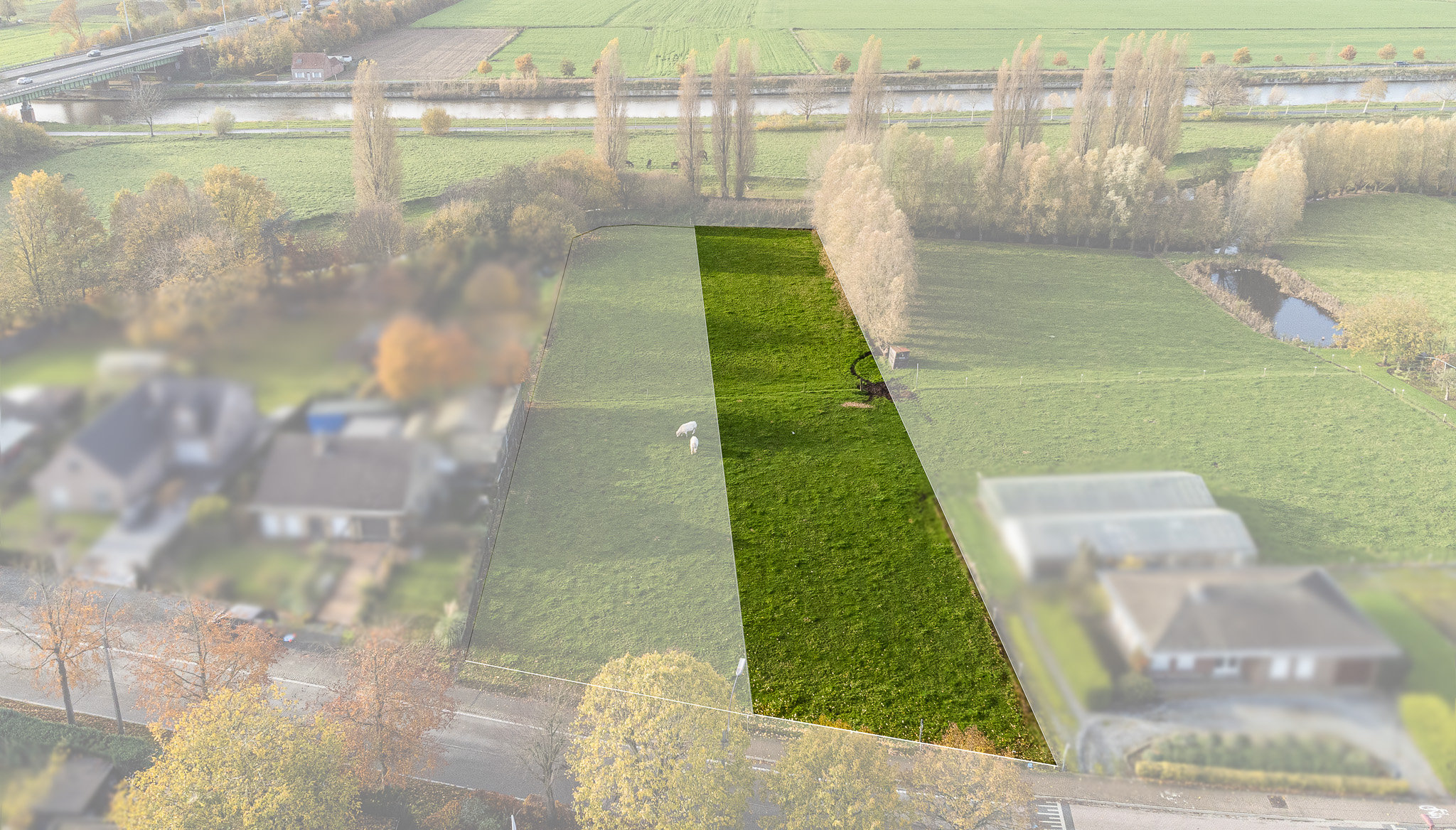 Bouwgrond voor nieuw te bouwen villa in Landegem foto 2