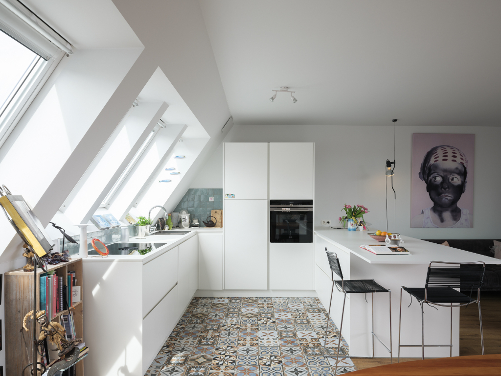 Centrum Gent. Lichtrijke duplex (bj 2020) met 2 slaapkamers en groot terras met aantrekkelijk zicht. foto 7
