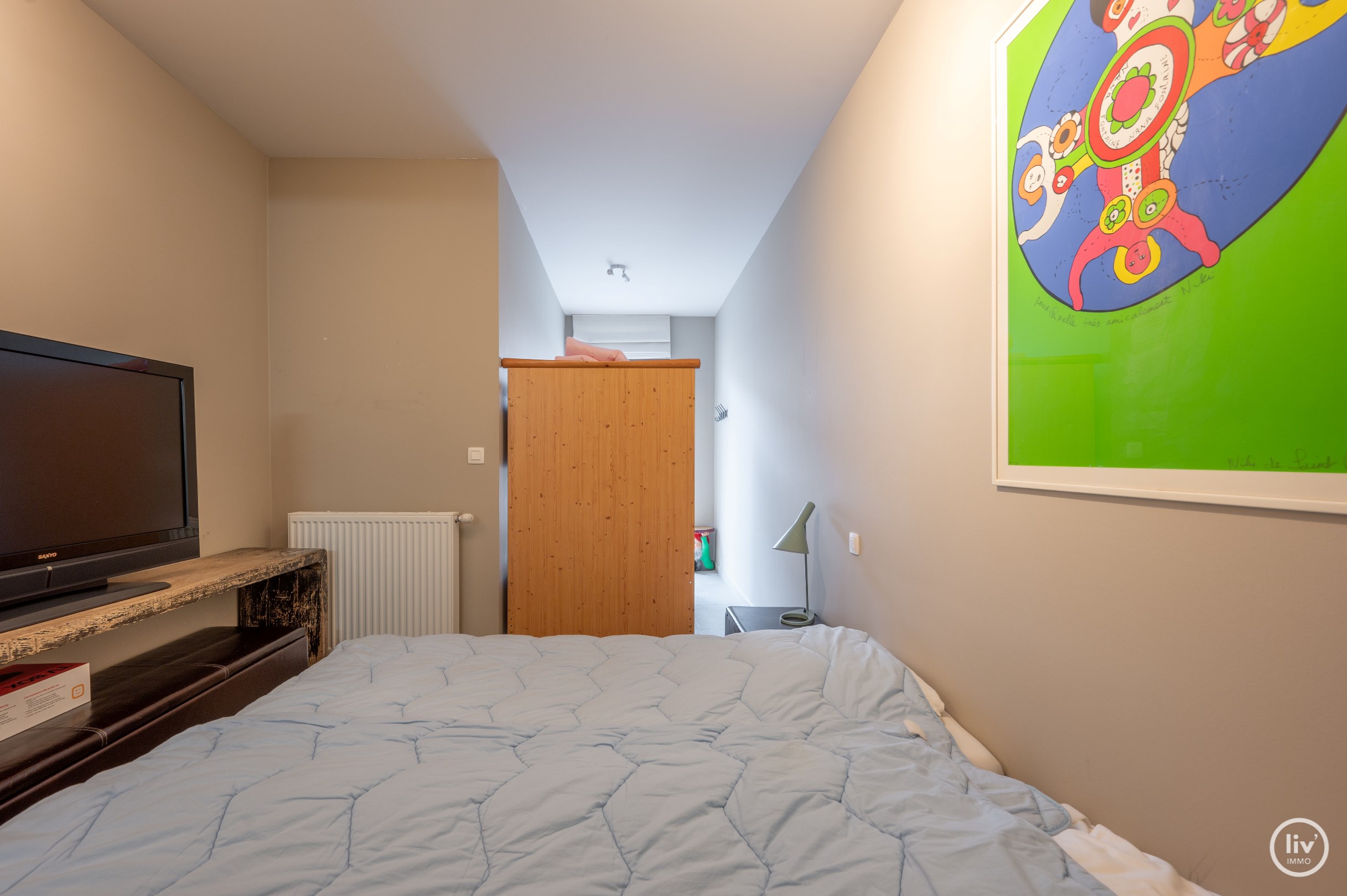 ONGEMEUBELD - UNIEK 3 slaapkamer appartement gelegen op het RUBENSPLEIN met een prachtig open ZEEZICHT.  foto 12