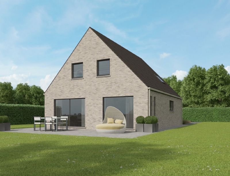 Nieuw te bouwen alleenstaande woning met vrije keuze van architectuur te Harelbeke. foto 2