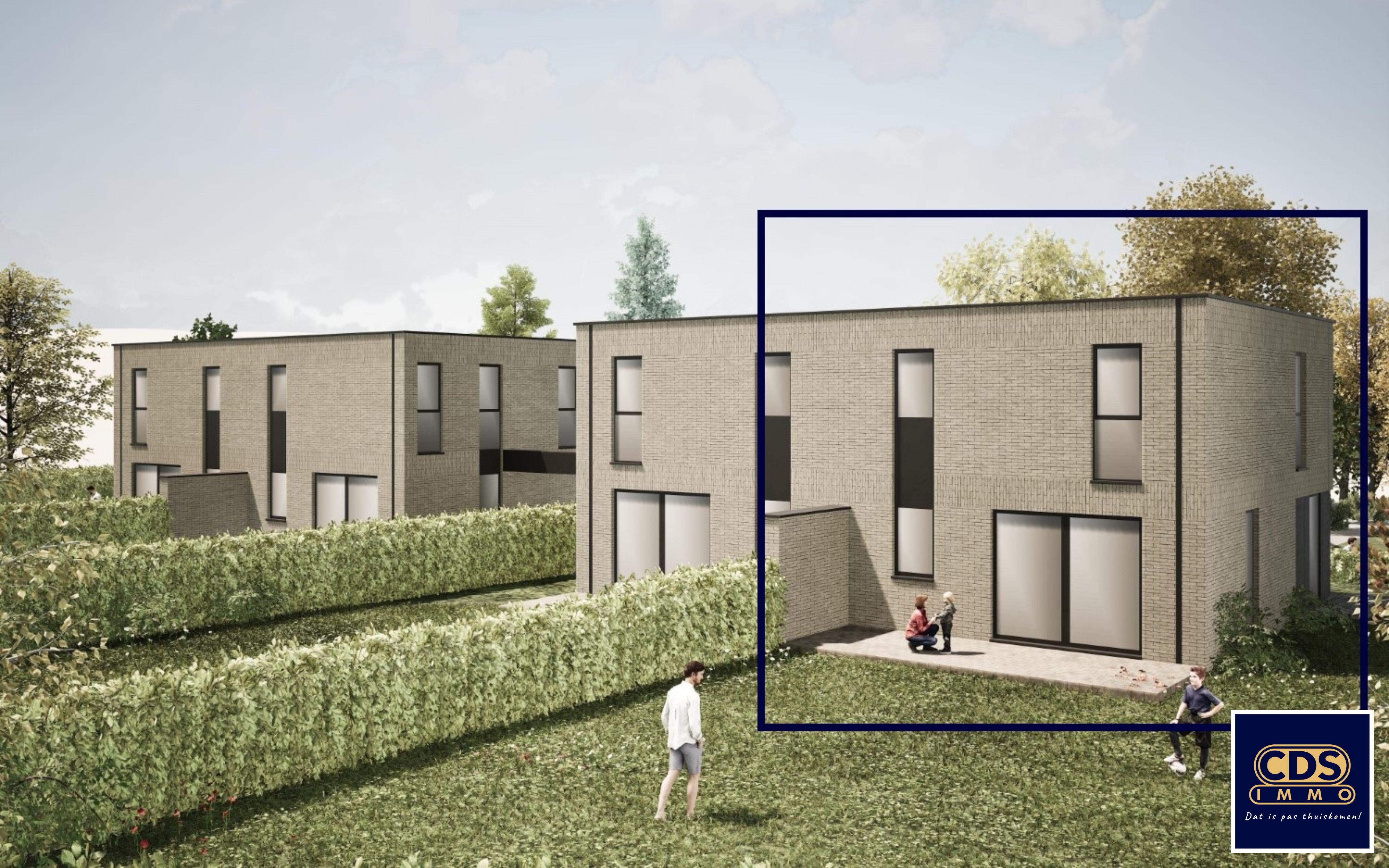 Vier moderne halfopen woningen  foto 2