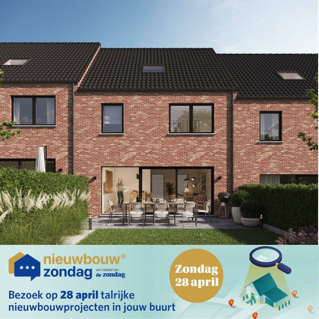 Nieuwbouwproject te Nieuwkerke bestaande uit 5 woningen en 10 garages foto 4