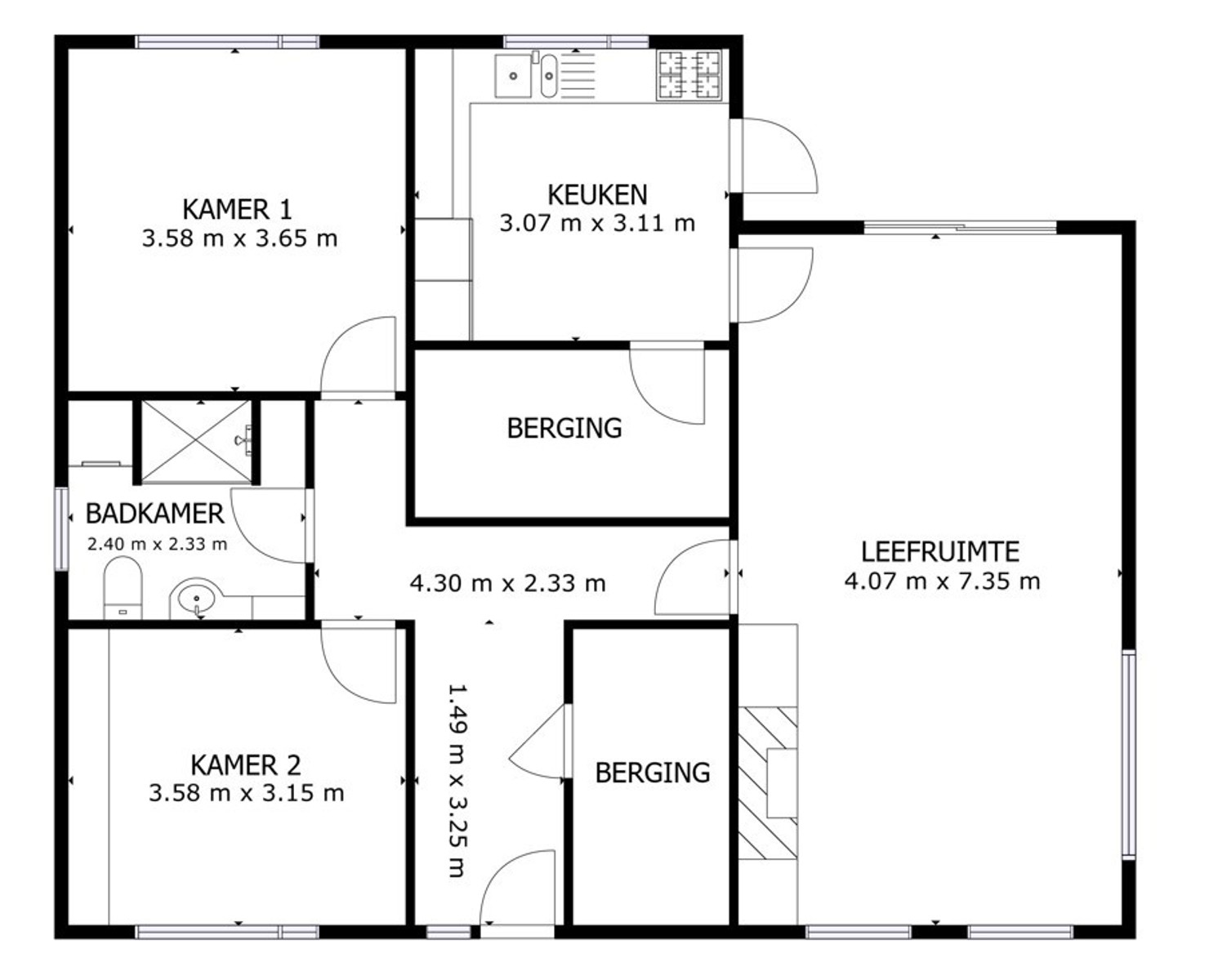 Stevig gestoelde woning op een zuidgericht perceel van 3.838 m² foto 16