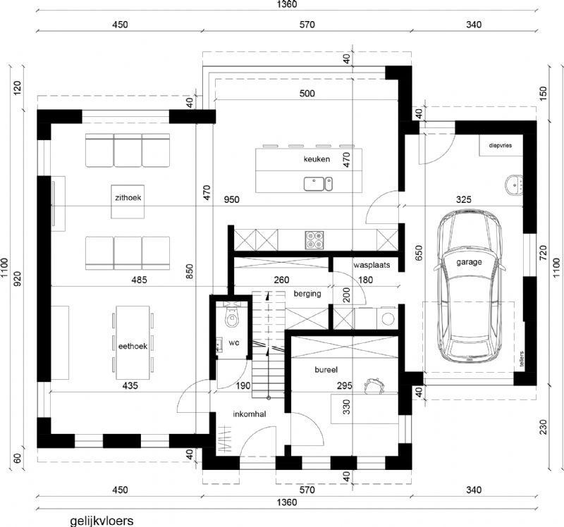 Nieuw te bouwen alleenstaande woning met vrije keuze van architectuur te Sint-Martens-Latem. foto 5