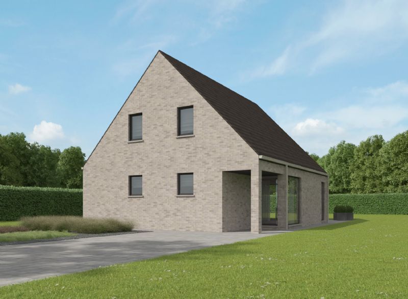 Nieuw te bouwen alleenstaande woning met vrije keuze van architectuur te Harelbeke. foto 1