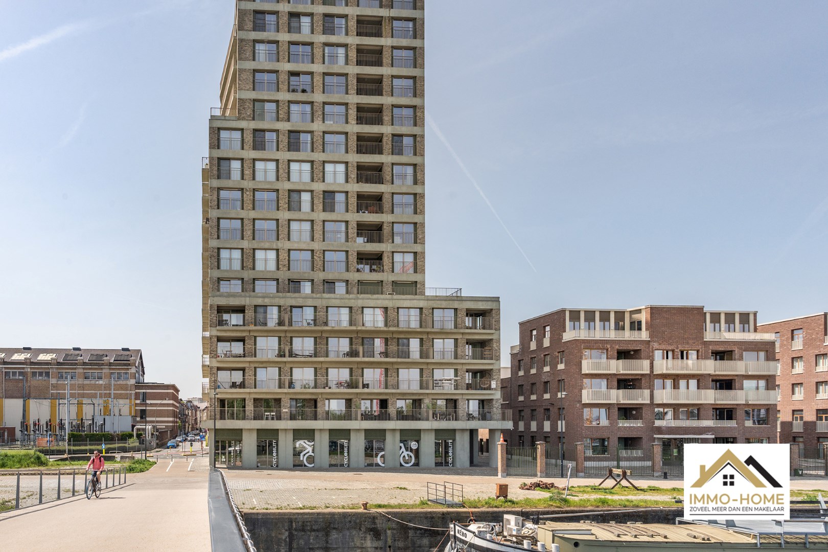 Nieuwbouw appartement met zicht op dokken te Gent foto 22