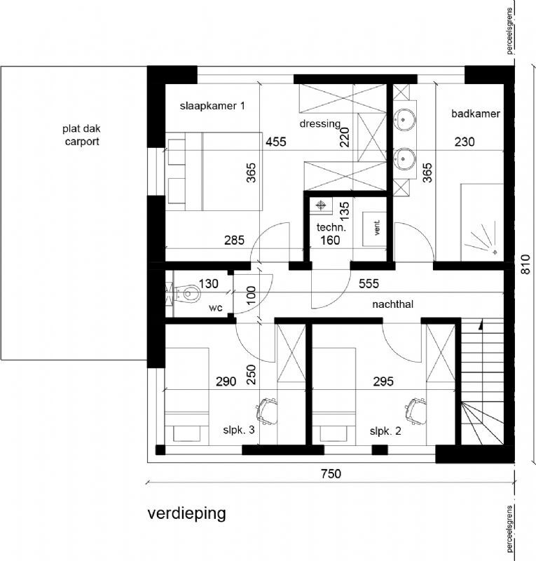 Nieuw te bouwen halfopen woning met vrije keuze van architectuur te Waregem. foto 4