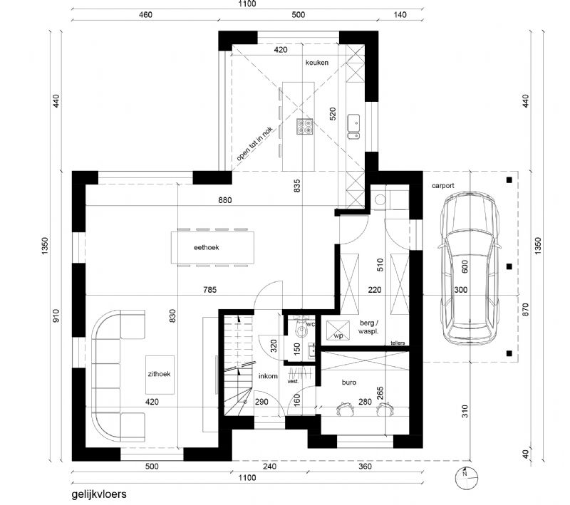 Nieuw te bouwen alleenstaande woning met vrije keuze van architectuur te Desselgem. foto 3