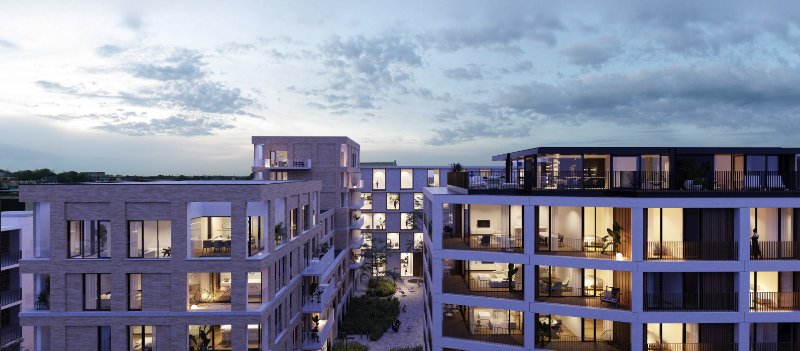 Roeselare-centrum: 40 appartementen in de Wortelstraat  zijn zeer gunstig georiënteerd. 1/2/3 slaapkamer appartementen mogelijk vanaf 158.990 euro! foto 6