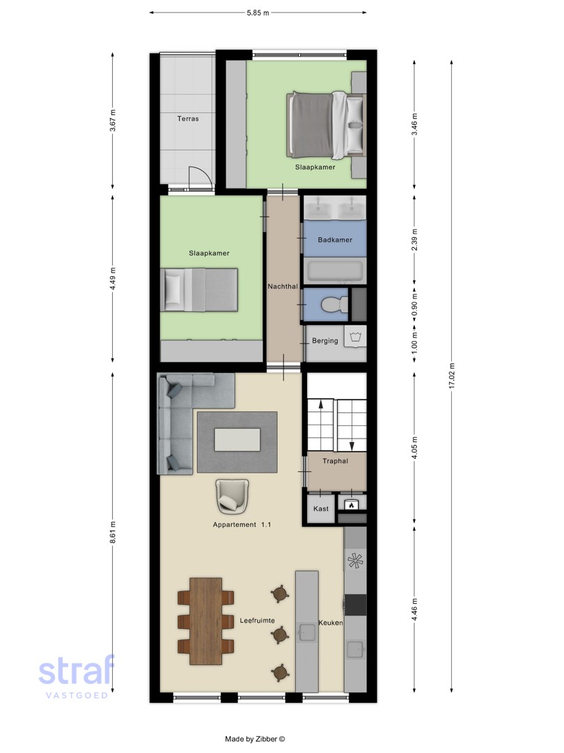 Nieuw appartement met 2 slaapkamers in de hippe volkstraat foto 14