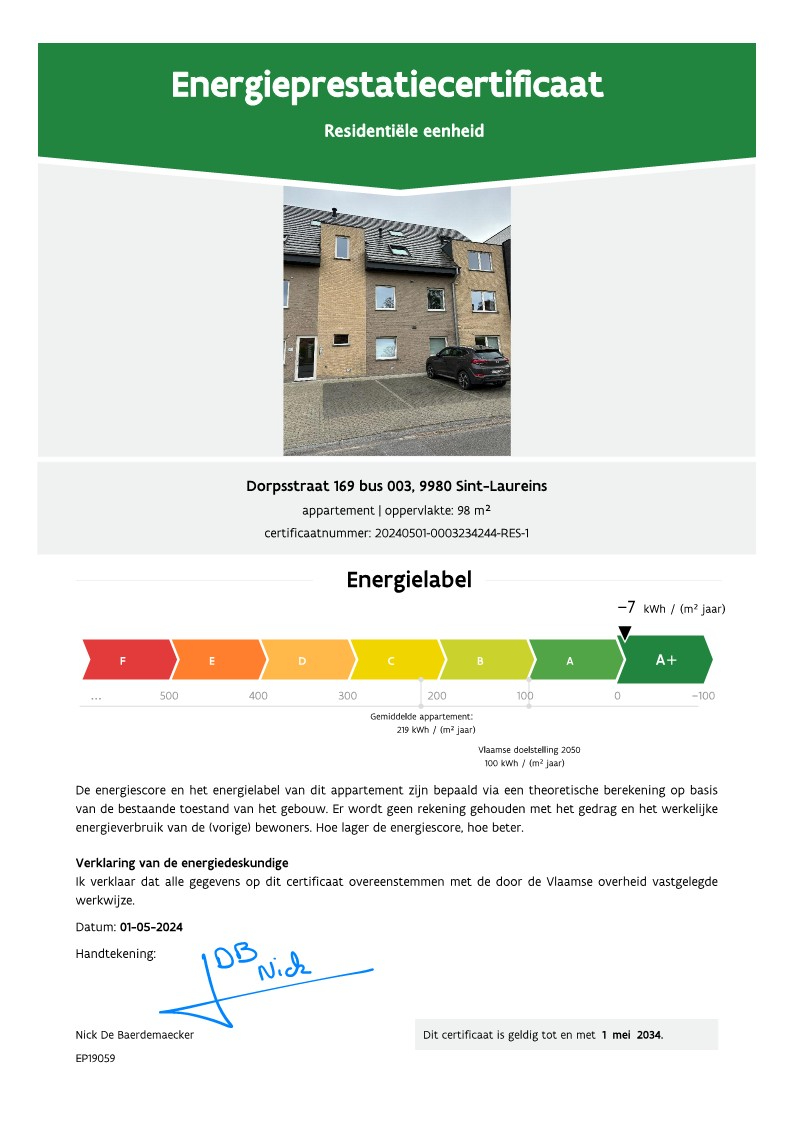 EPC A+ Uniek Energiezuinig Appartement te Koop in Sint-Laureins – Vastgoed Select foto 18