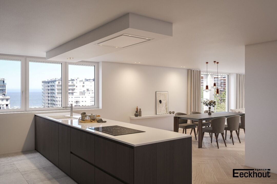 Luxueus vernieuwd appartement met zonnig terras en zicht op golfterrein en zee ! foto 3