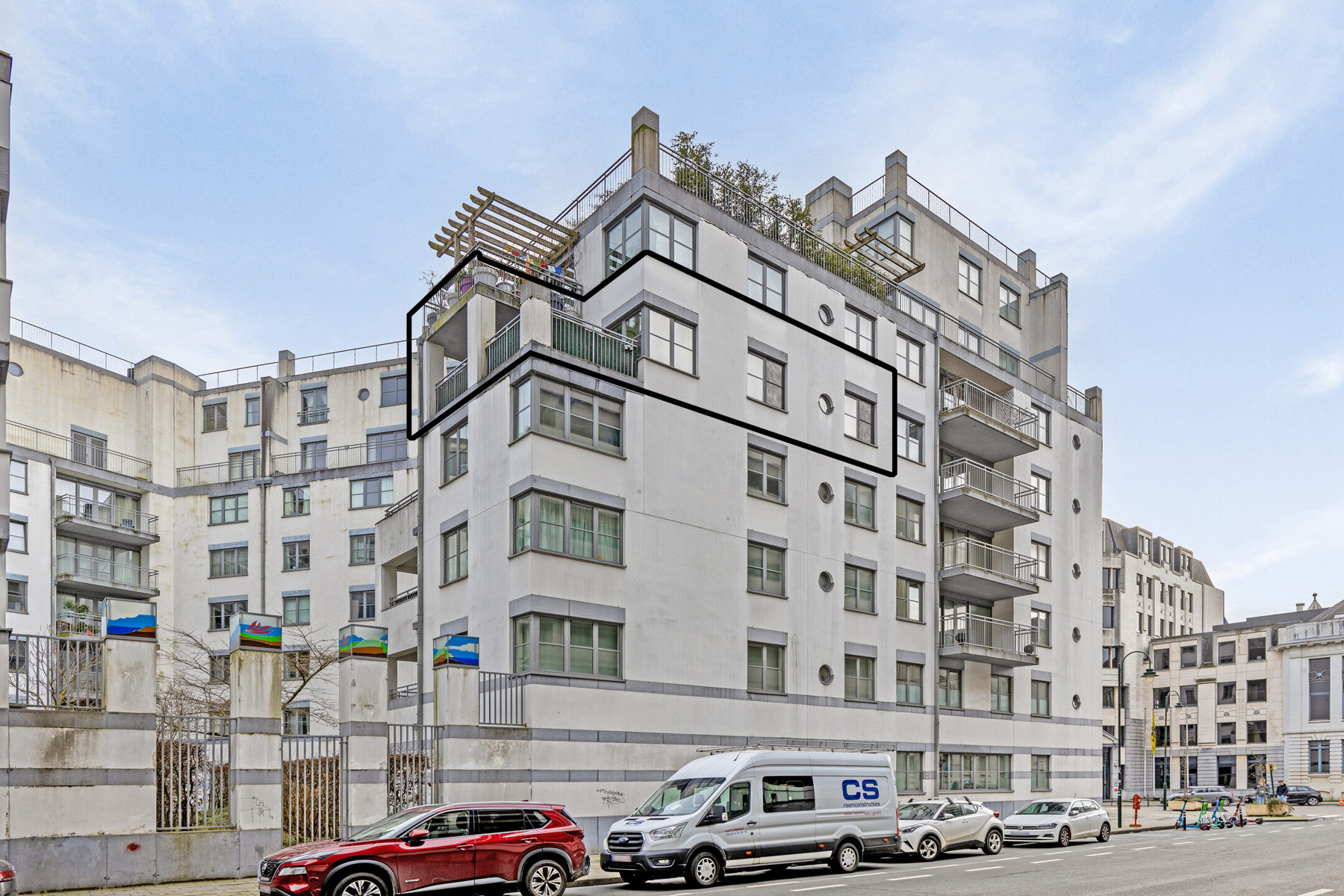 2 slaapkamer appartement met ruim terras in centrum Brussel foto 18