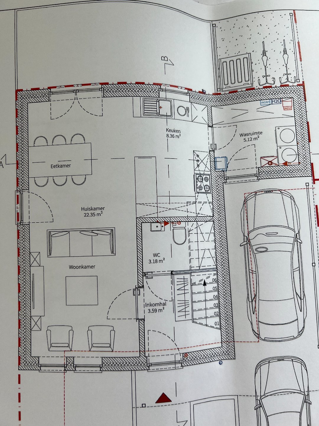 Prachtige nieuwbouw HOB met 3 slpks, carport, prachtig terras en tuin foto 15