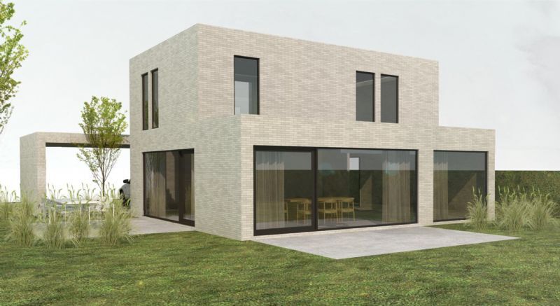 Nieuw te bouwen alleenstaande woning met vrije keuze van architectuur te Avelgem. foto 3