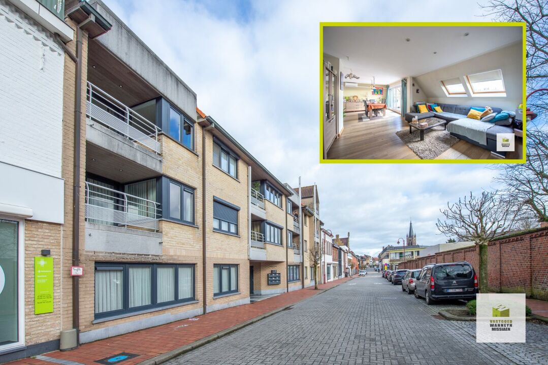 Ruime penthouse met 2 slaapkamers en garagebox nabij markt Lichtervelde foto 1
