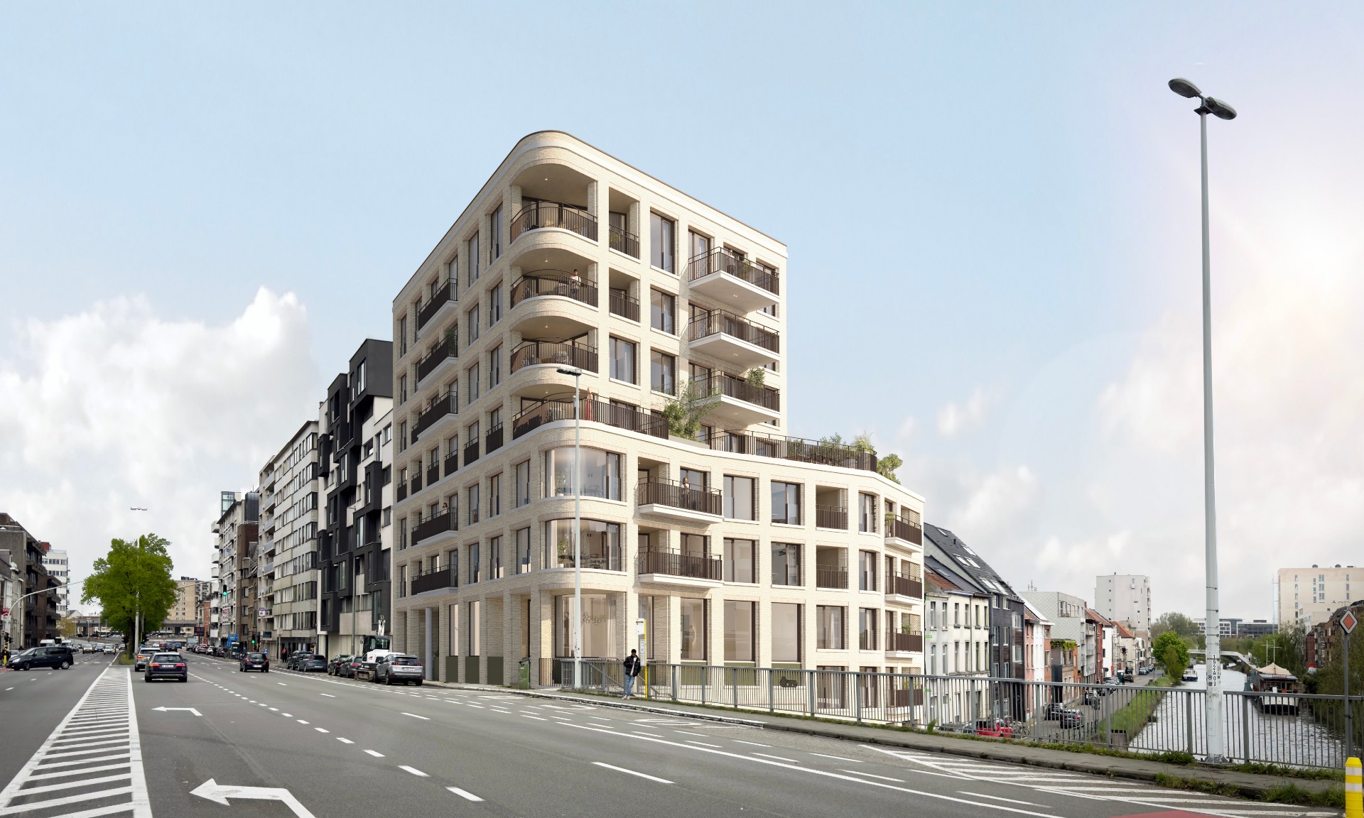 Ruim nieuwbouwappartement op het eerste verdiep op een prachtige locatie in Gent foto 3