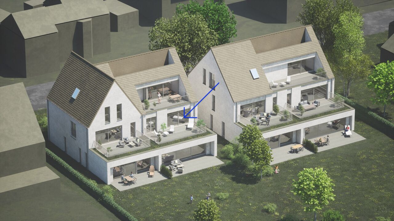 Residentie Van Bellis: Nieuwbouwappartement op de eerste verdieping met 2 slaapkamers in Kortessem, 87 m² bewoonbare oppervlakte en terras van 28 m² inclusief o foto 1