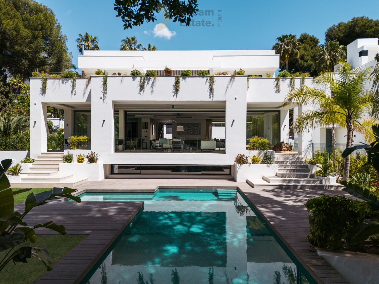 Moderne luxe villa langs de Golden Mile, Marbella. foto 3