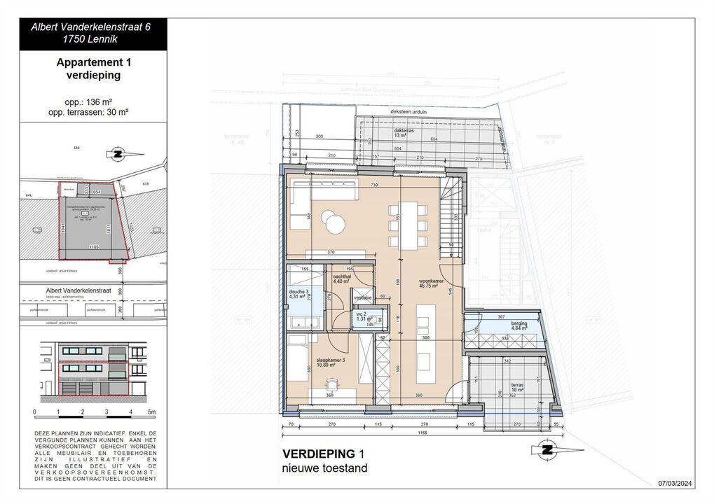 Nieuwbouw duplex-appartement (3%) TE KOOP in Lennik foto 4