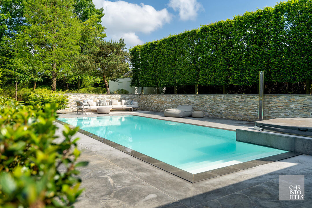 Superieure B-plus villa met overloopzwembad in een adembenemende tuin. foto 22