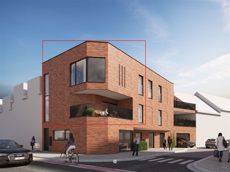 Ruim duplex-appartement met terras in Sint-Niklaas (6% BTW mogelijk) foto 2