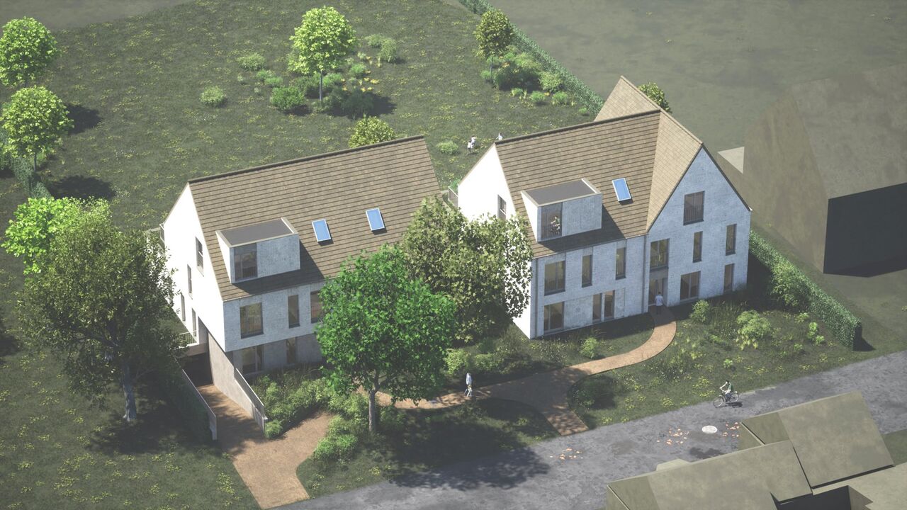 Residentie Van Bellis: Nieuwbouwappartement op de eerste verdieping met 2 slaapkamers in Kortessem, 84 m² bewoonbare oppervlakte en terras van 24 m² inclusief o foto 2