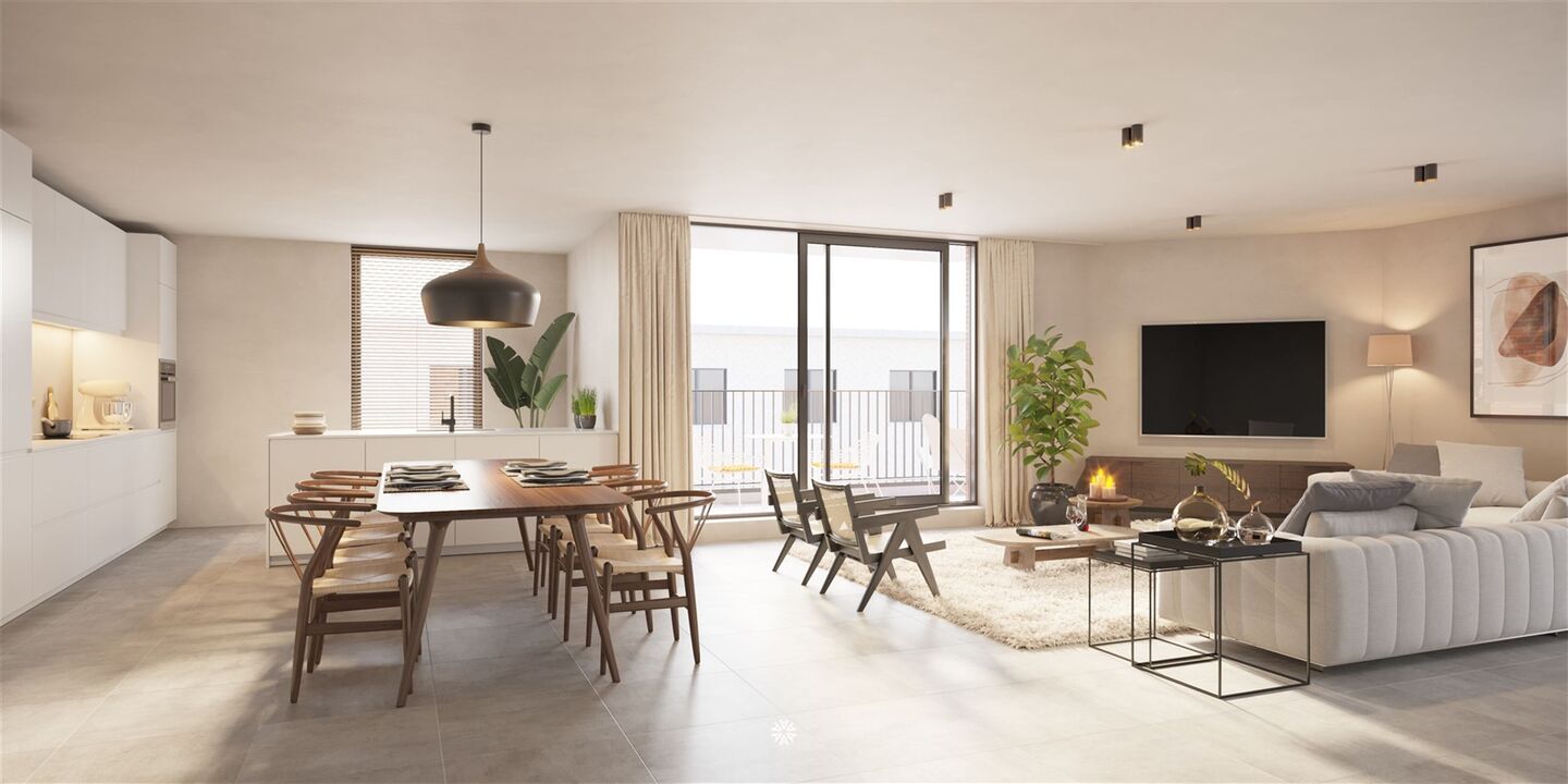 Riant drieslaapkamer-appartement met terras in Sint-Niklaas (6% BTW mogelijk) foto 4